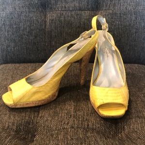 Yellow heels